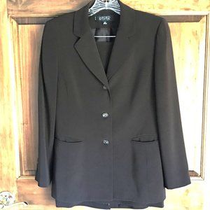 KASPER WOMENS 2 PC BROWN CAREER PROFESSIONAL BUSINESS SUIT, SKIRT & BLAZER, 4P